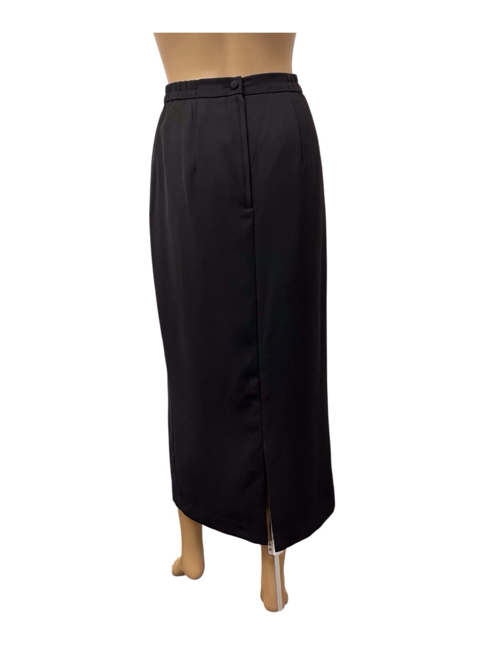 Terramina Black Maxi Women's Skirt, 10 - Picture 3 of 10